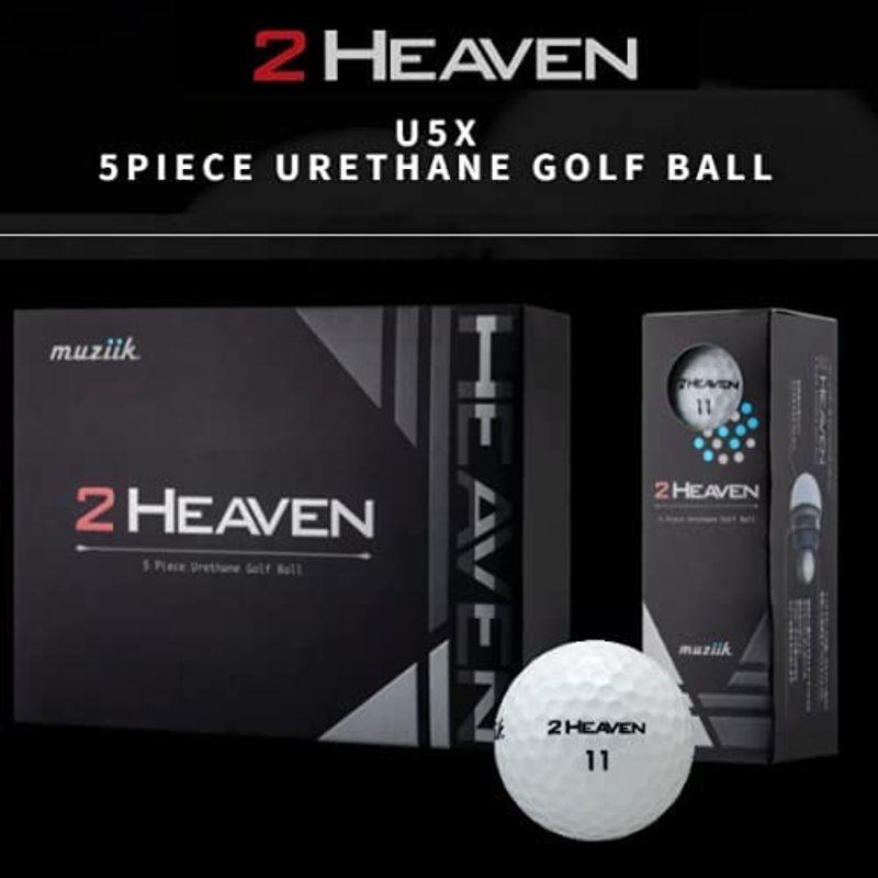 ムジーク Muziik 2021 2 HEAVEN 2 ヘブン ゴルフボール ホワイト｜mosaic-store｜02