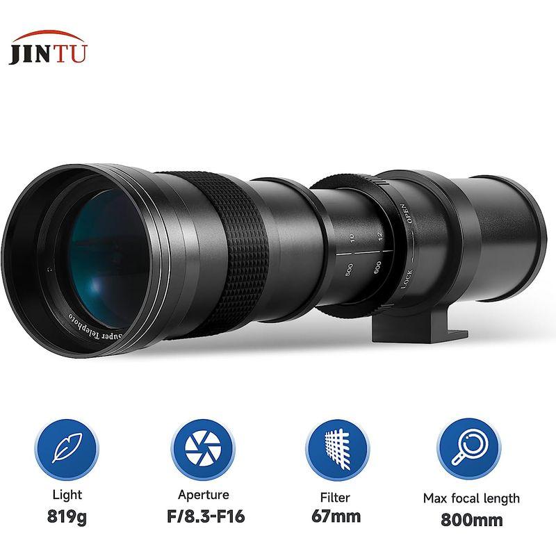 JINTU 420-800mm 望遠ズームレンズF/8.3-F16 キヤノン用80D, 70D, 77D, 60D, 60Da, 1Ds,｜mosaic-store｜03