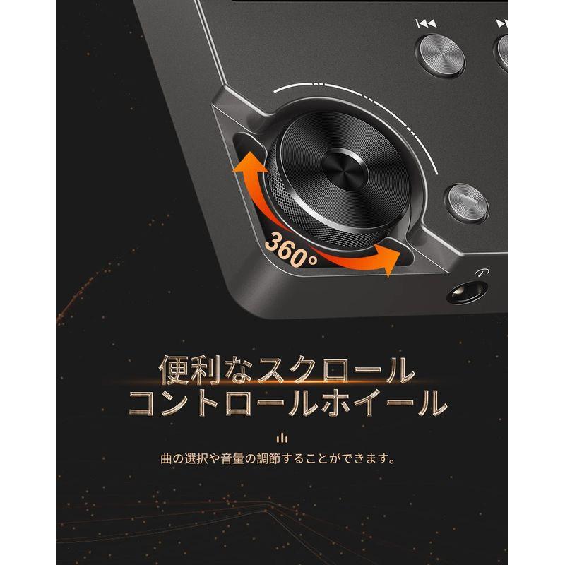 MECHEN HIFI MP3プレーヤー ハイレゾ音楽プレーヤー HiFi ロスレスオーディオプレーヤー 合金製 64GBマイクロSDカード｜mosaic-store｜07