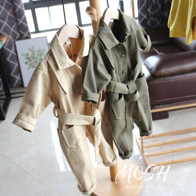 即納 韓国 子供服 ロンパース ジャンプスーツ 作業着 子ども服 キッズ服 ボーイ ガール 仕事着 キッズ かっこいい シンプル おしゃれ 春 夏 秋 ジュニア 7分丈