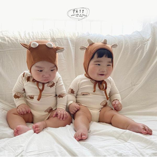 韓国 ベビー服 子ども服 ハロウィン コスプレ 牛 カウ 韓国ブランド オレンジ ベビー 家時間 かわいい 秋 思い出 129 Mosh韓国子供服 通販 Yahoo ショッピング