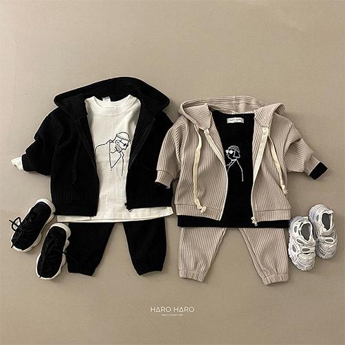 韓国 子供服 韓国ブランド Haroharo セットアップ キッズ カジュアル おしゃれ シンプル ユニセックス かっこいい 春 秋 冬 135 Mosh韓国子供服 通販 Yahoo ショッピング