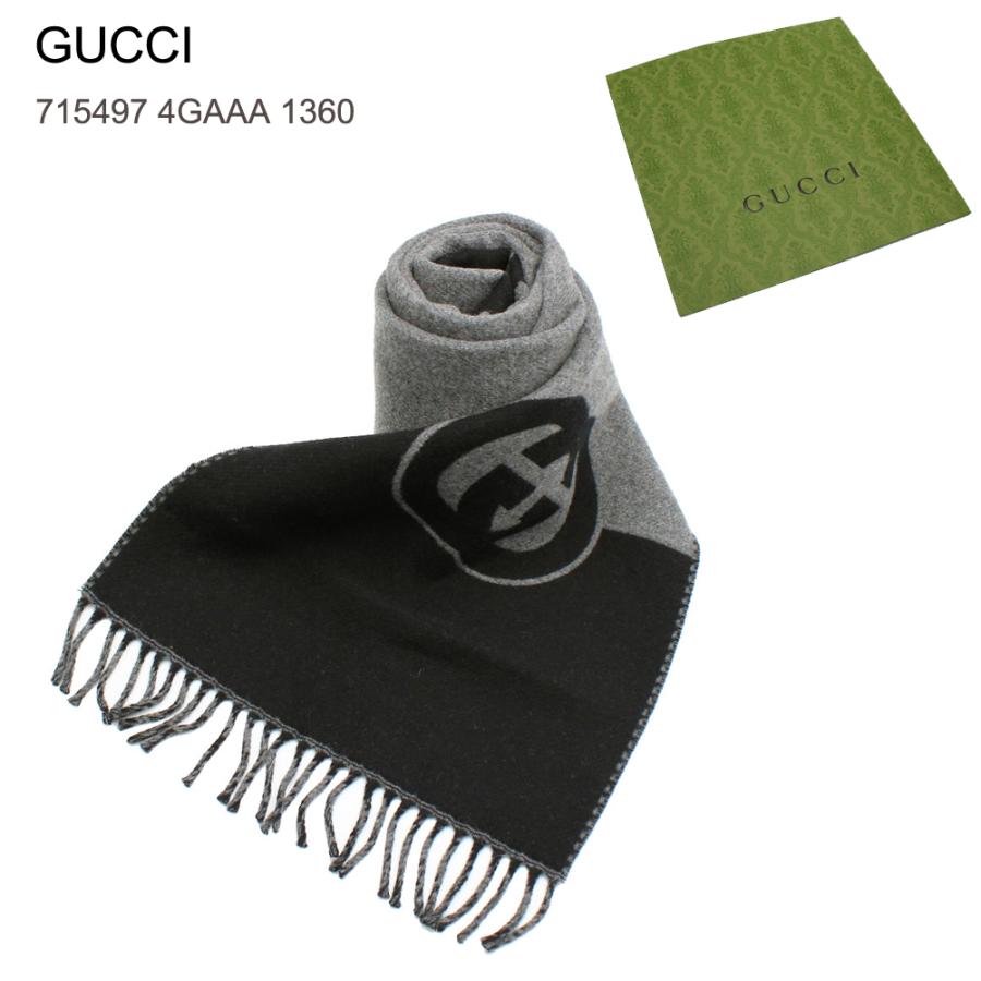 GUCCI（グッチ） 715497 4GAAA 1360 インターロッキングG付き ウール