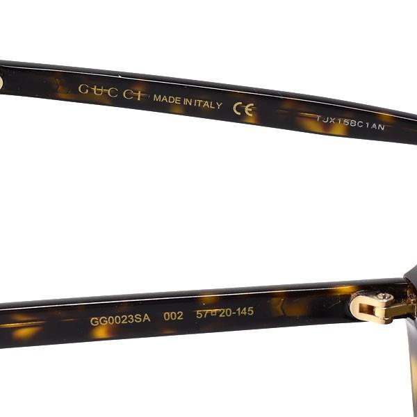 GUCCI サングラス ブラウン/ブラック GG0023SA グッチ(GUCCI) GG0023SA 002 (57)｜グッチ(GUCCI)サングラス