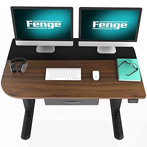 Fenge 電動スタンディングデスク 昇降デスク 引き出し付きテーブル 
