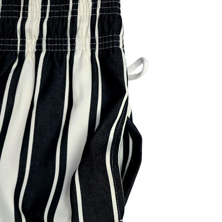 COOKMAN Chef Pants Awning Stripe Black クックマン シェフパンツ｜moshpunx｜10