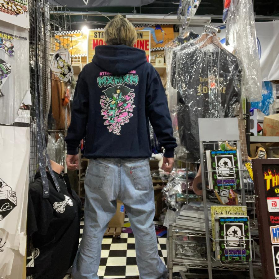 【超レア美品】エウレカセブン×MxMxM コラボ パーカー フーディー 黒 XL 交響詩篇エウレカセブン x MxMxM “EUREKA MOSH MISFITS” HOODIE