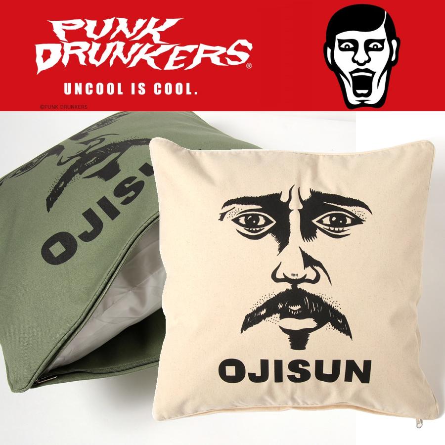 PUNK DRUNKERS OJISAN リアルおじさんクッションカバー PUNK DRUNKERS OJISAN リアルおじさんクッションカバー