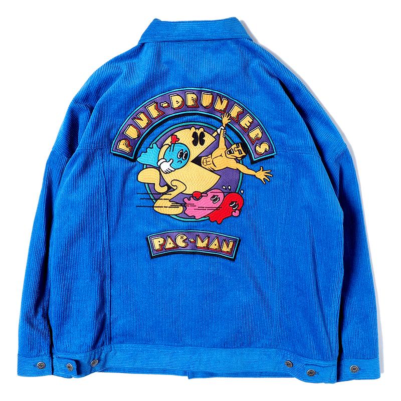 PUNK DRUNKERS PUNKDRUNKERS x PAC-MAN 名人コーデュロイJKT PUNK DRUNKERS PUNKDRUNKERS x PAC-MAN 名人コーデュロイJKT