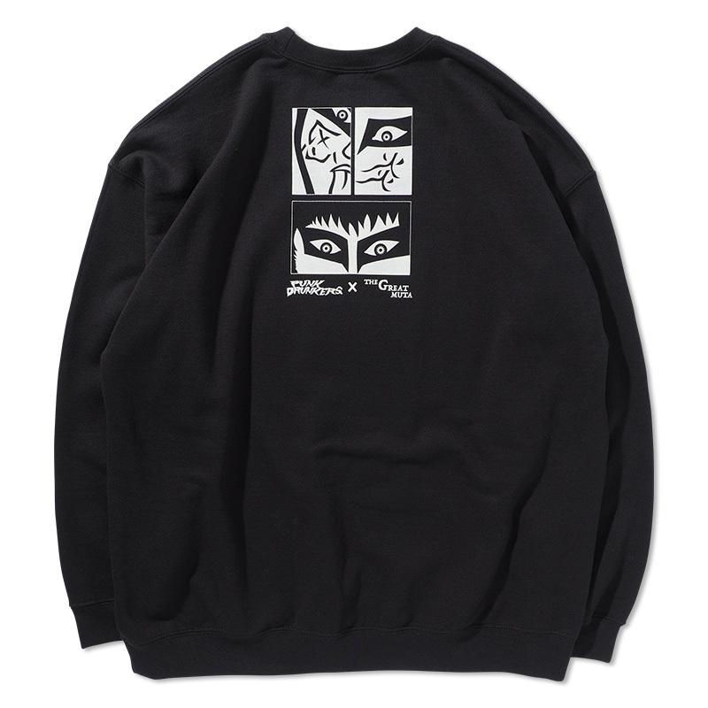 PUNK DRUNKERS PUNKDRUNKERS GreatMUTA ムタイツトレーナー PUNK DRUNKERS PUNKDRUNKERS GreatMUTA ムタイツトレーナー