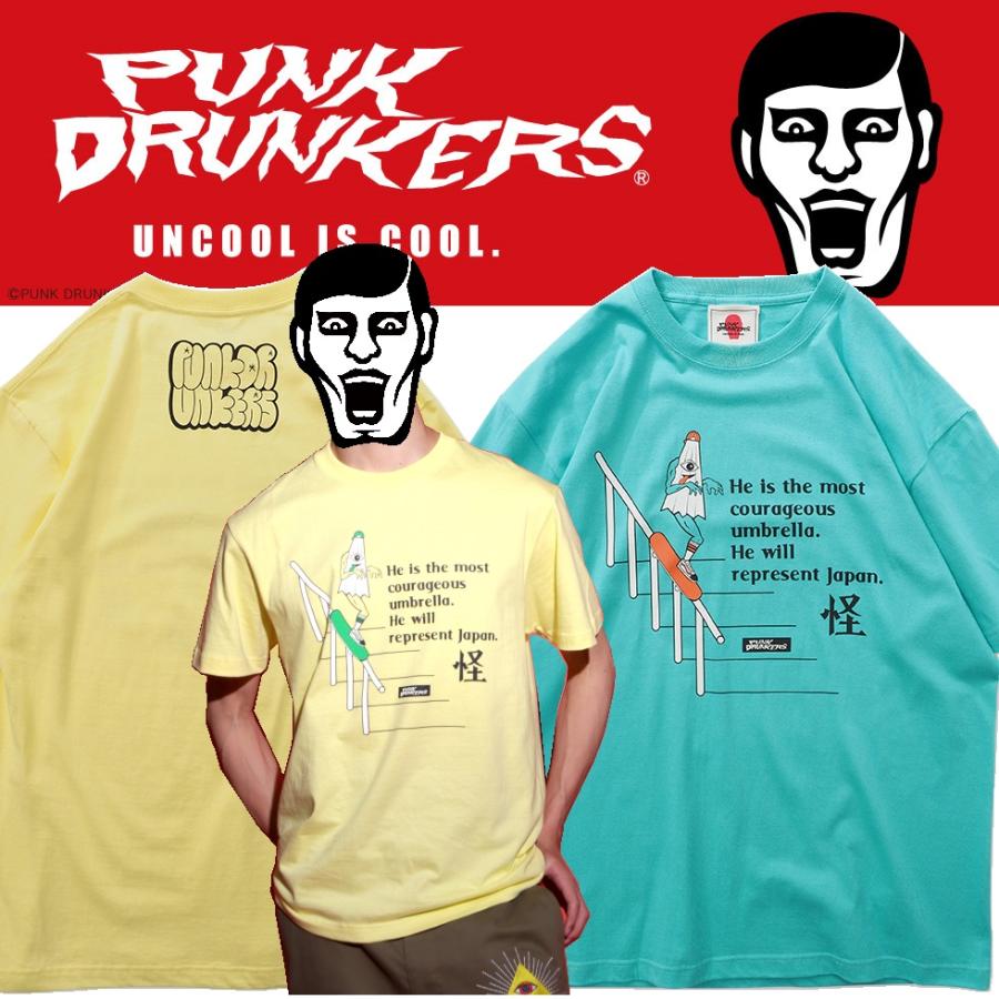 PUNKDRUNKERS 唐傘スケーターTEE パンクドランカーズ | PUNK DRUNKERS