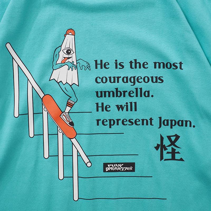 PUNKDRUNKERS 唐傘スケーターTEE パンクドランカーズ | PUNK DRUNKERS | 05