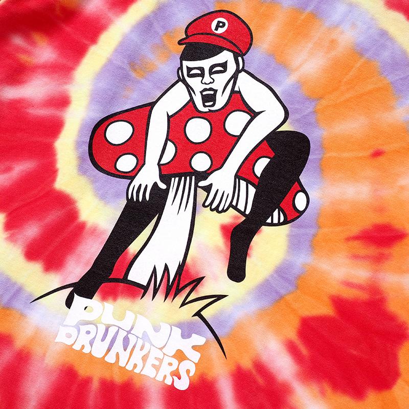PUNK DRUNKERS（パンクドランカーズ） タイダイきのこTEE