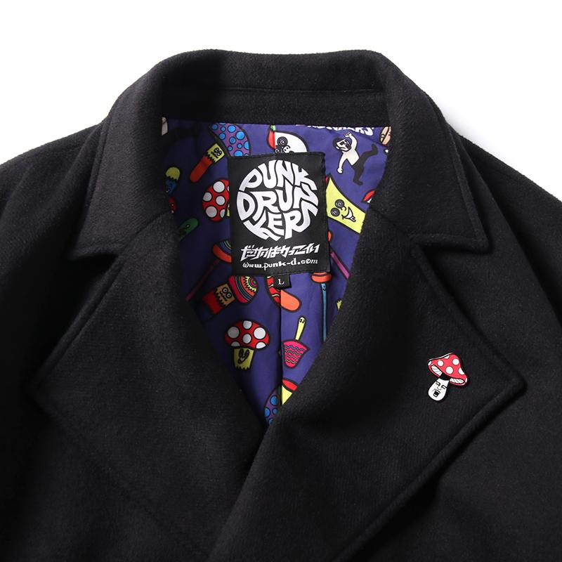 【新品、未使用】パンクドランカーズ キノコート黒 PUNK DRUNKERS（パンクドランカーズ） キノコート : MOSHMACHINE@Yahoo