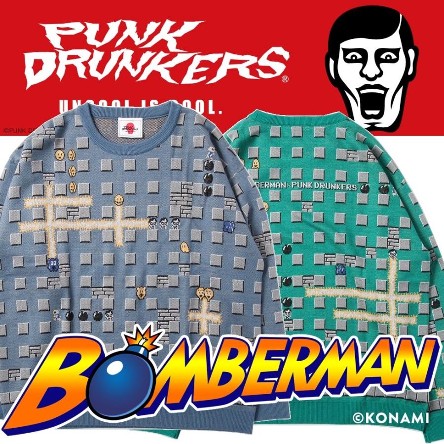 PUNKDRUNKERS x ボンバーマン いつものステージニット パンク