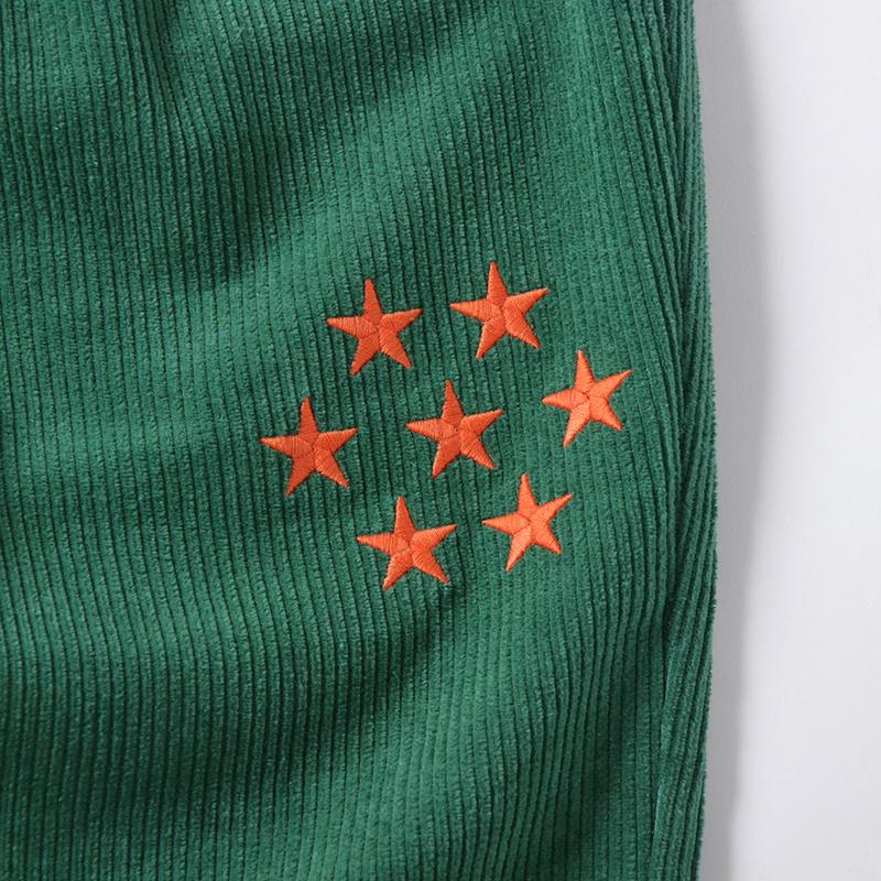 more about less コーデュロイパンツ 星タグ 裏原 TUKI baker pants / yellow / 9 wale corduroy 通販 ベイカー