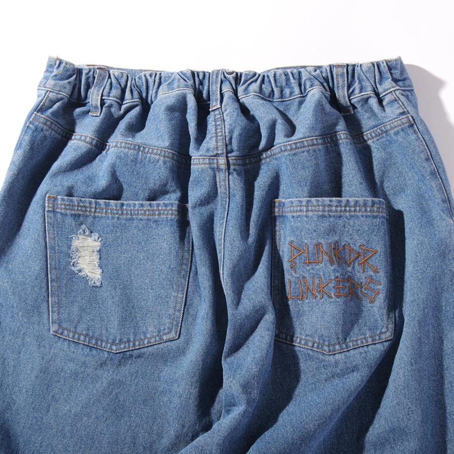PUNK DRUNKERS PUNKDRUNKERS わざとダメージデニムパンツ パンク PUNK DRUNKERS PUNKDRUNKERS わざとダメージデニムパンツ パンク