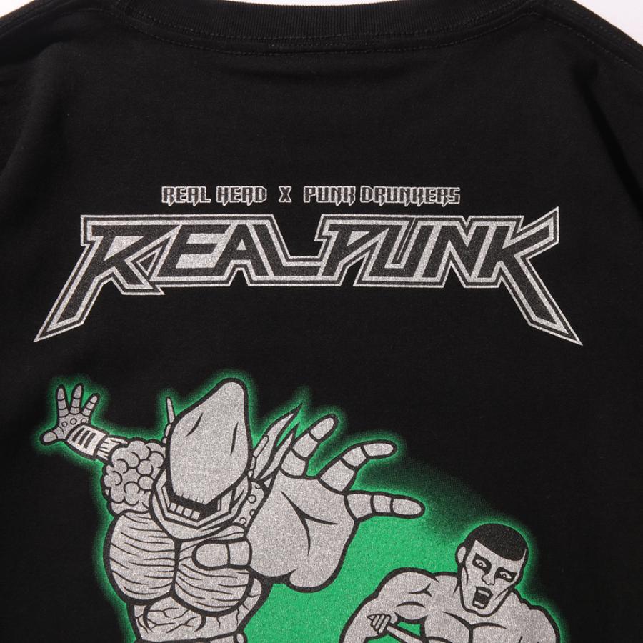 PUNK DRUNKERS PUNKDRUNKERS x REALHEAD エイリマンとアイツロンTEE