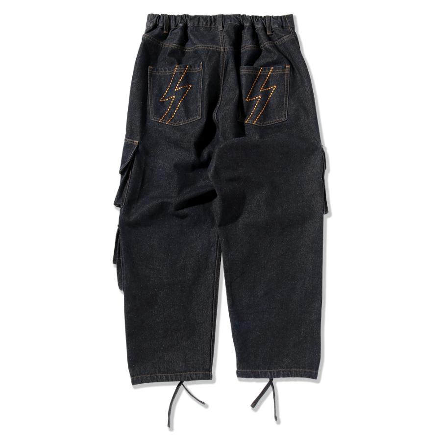 パンクドランカーズ　パンツ PUNK DRUNKERS PUNKDRUNKERS わざとダメージデニムパンツ パンク