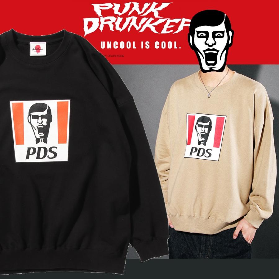 PUNK DRUNKERS PUNKDRUNKERS 蝶ネクタイアイツBIGトレーナー PUNK DRUNKERS PUNKDRUNKERS 蝶ネクタイアイツBIGトレーナー