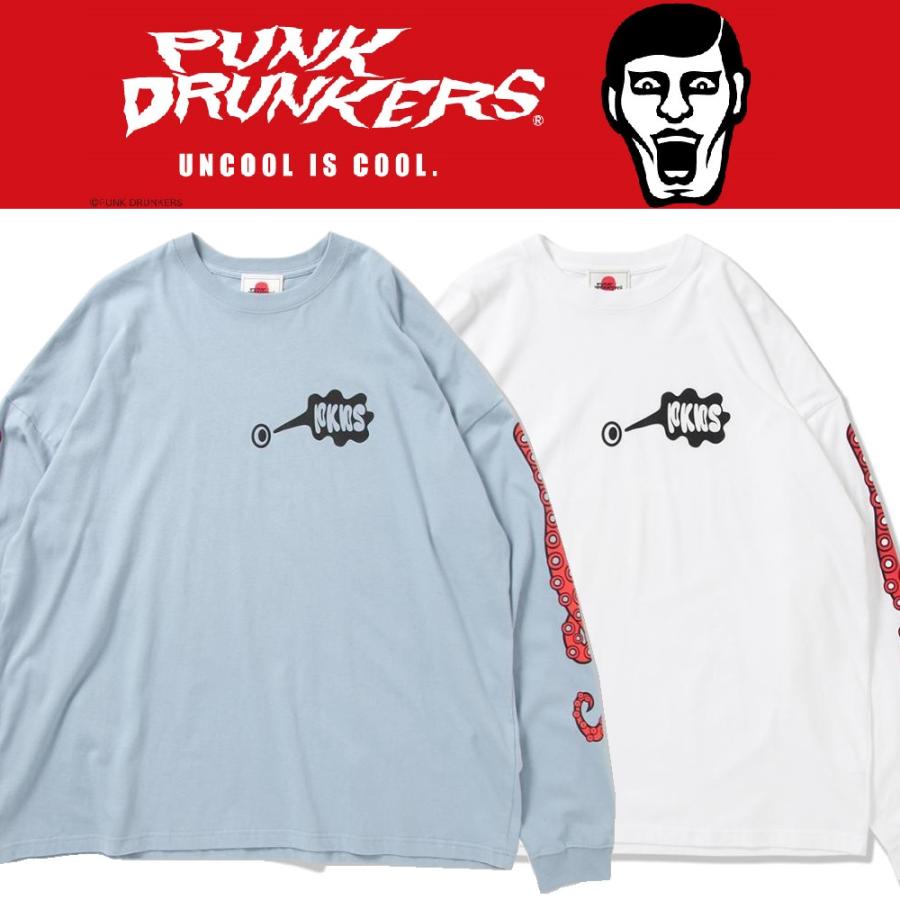 PUNK DRUNKERS（パンクドランカーズ） たこ足BIGロンTEE : MOSHMACHINE