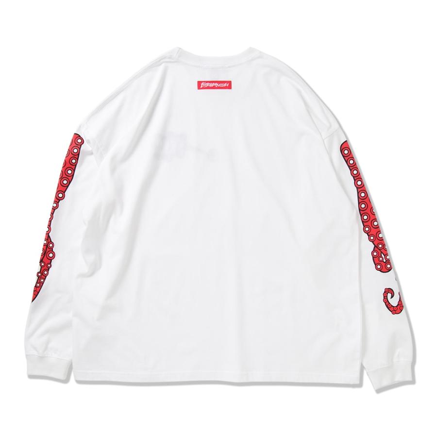 PUNK DRUNKERS（パンクドランカーズ） たこ足BIGロンTEE : MOSHMACHINE