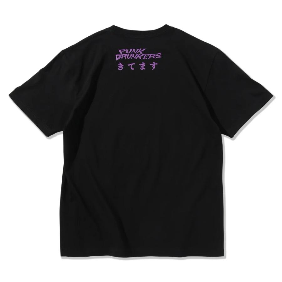 未使用 ブラックパールズ punkdrunkers コラボ Tシャツ 黒 XL PUNK DRUNKERS（パンクドランカーズ） PUNKDRUNKERS x Mr.マリック き