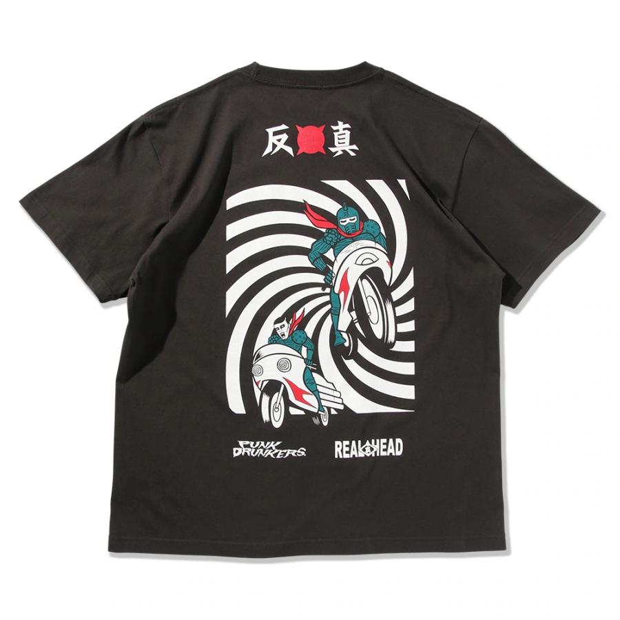 ・・予約商品・・PUNKDRUNKERS x REALHEAD REALPUNKライダースTEE パンクドランカーズ リアルヘッド | PUNK DRUNKERS | 01
