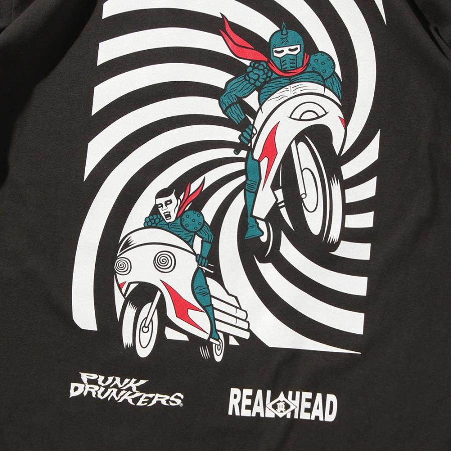 ・・予約商品・・PUNKDRUNKERS x REALHEAD REALPUNKライダースTEE パンクドランカーズ リアルヘッド | PUNK DRUNKERS | 06