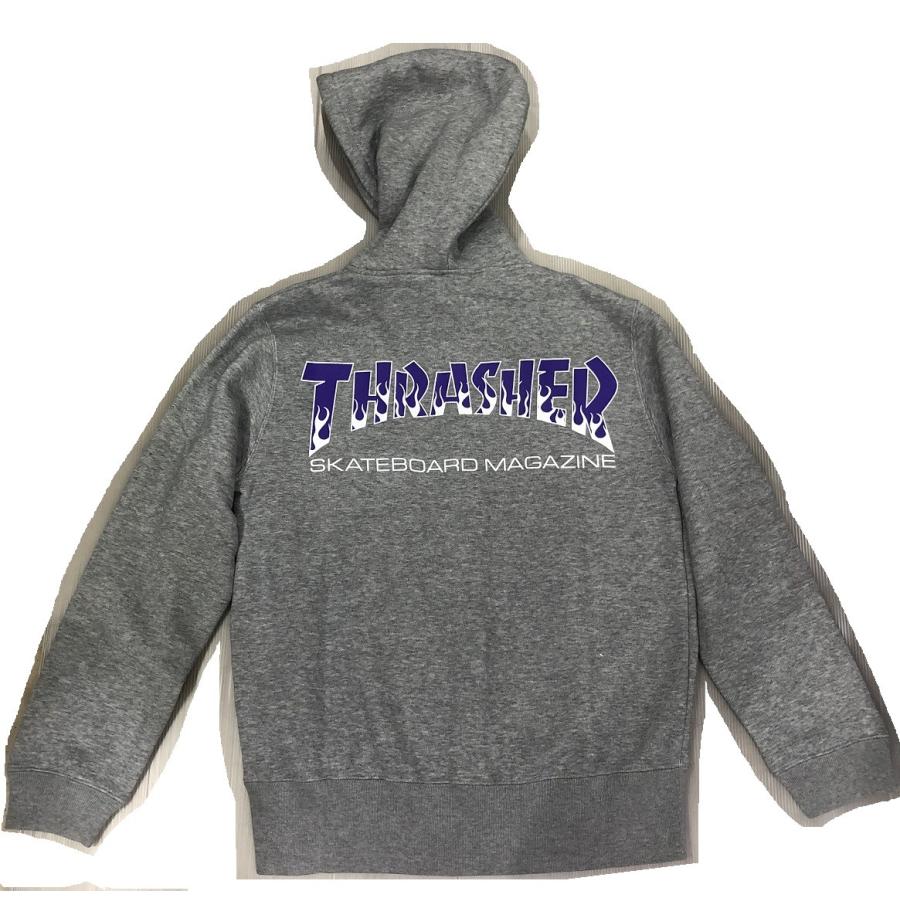 THRASHER スラッシャー BBQ ZIP HOOD ジップパーカー｜moshpunx｜07