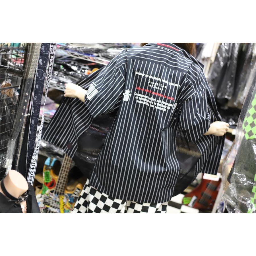 ZEPHYREN WORK SHIRT - Wish y'all the best of luck - STRIPE ゼファレン 半袖｜moshpunx｜10