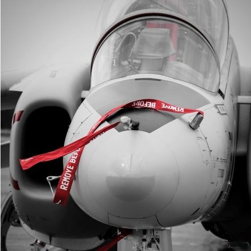 航空自衛隊 ストリーマー（レッド）キーホルダー :KS-502:MOスカイ