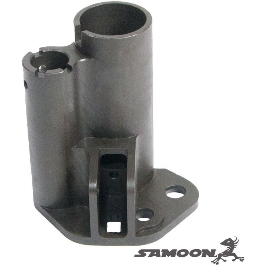 【SAMOON】GHK AUG GBB対応 CNCスチール製ガスチューブベース｜炭素鋼×高精度CNC切削で剛性＆耐久性UP！リアル志向ユーザー必携の強化パーツ AUG-CNC-GASBASE_1
