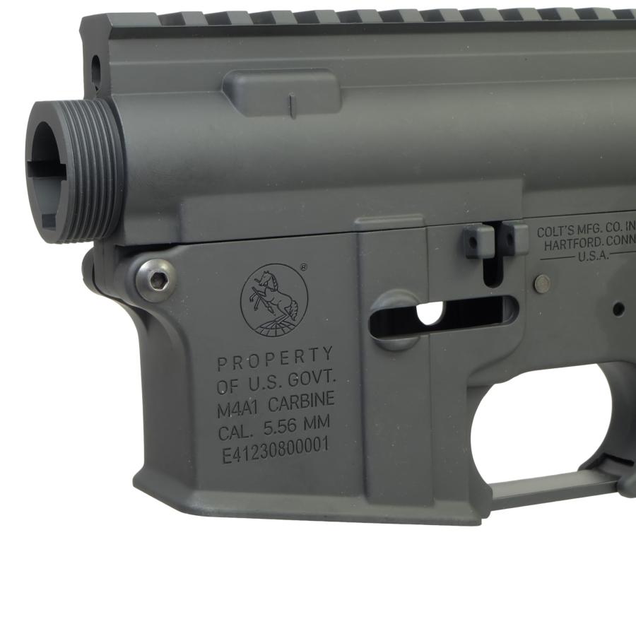 E&C] M4A1 コルトリアル刻印 電動ガンメタルレシーバー Carbine