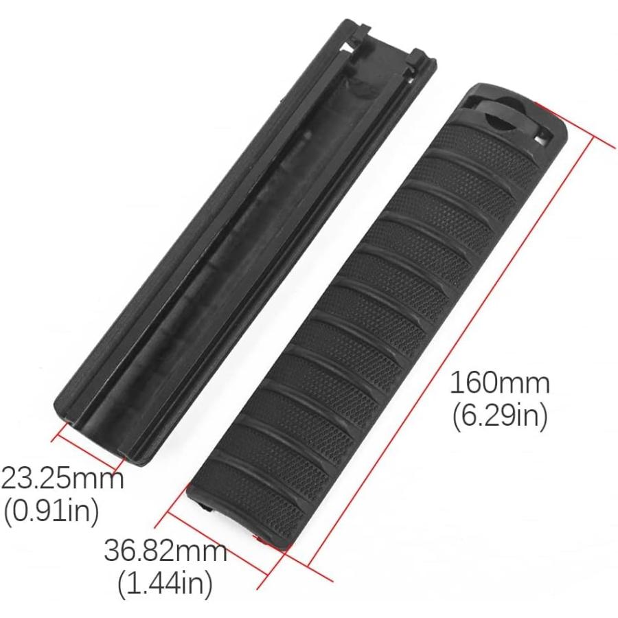 Knights Armament II type RIS レールカバー 4個セット 20mm KAC URX