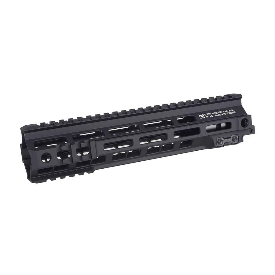 [E&C] 10インチ SMR MK4 M-Lok ハンドガード M4 AEG/GBB対応 軽量アルミ製 外装カスタム ブラック [MP1000]_4