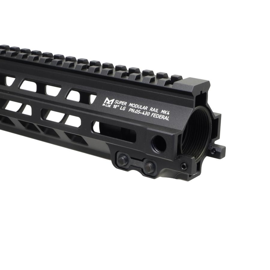 E&C] 10インチ SMR MK4 M-Lok ハンドガード M4 AEG/GBB対応 軽量アルミ