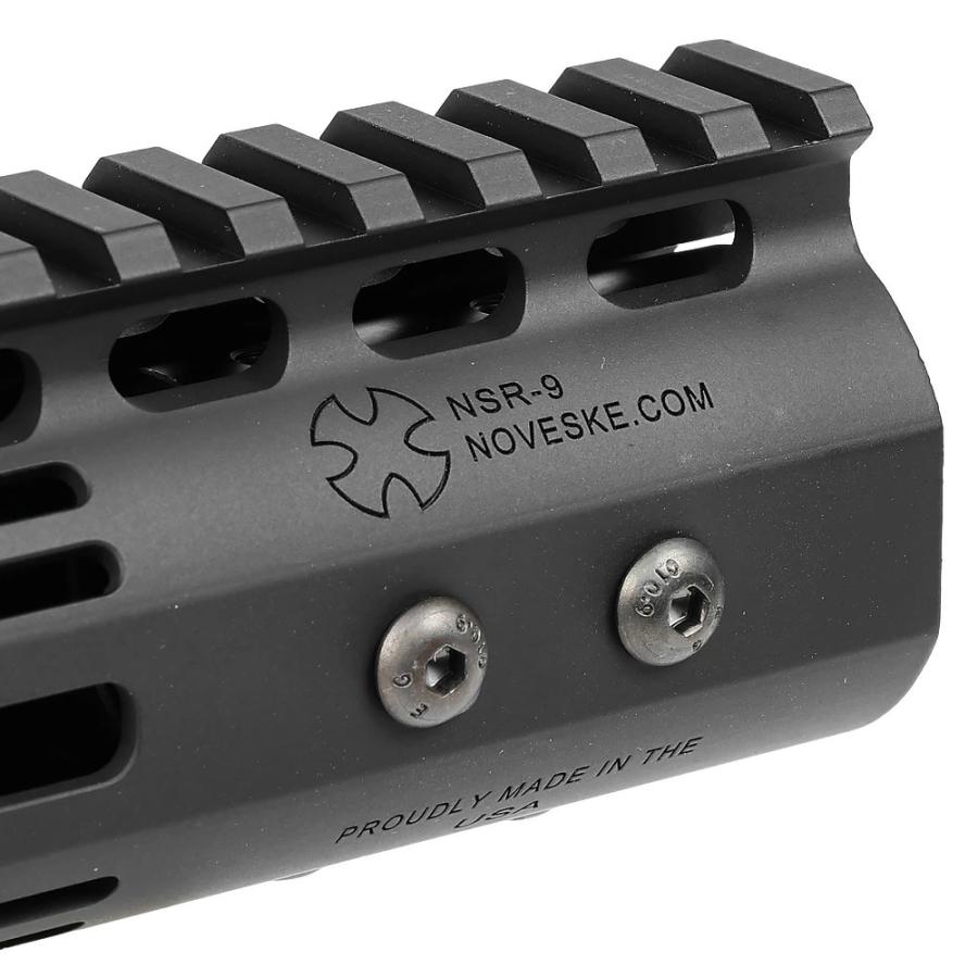 E&C] NOVESKE NSR N4 9インチ Gen.3 M-Lok ハンドガード AR/M4対応