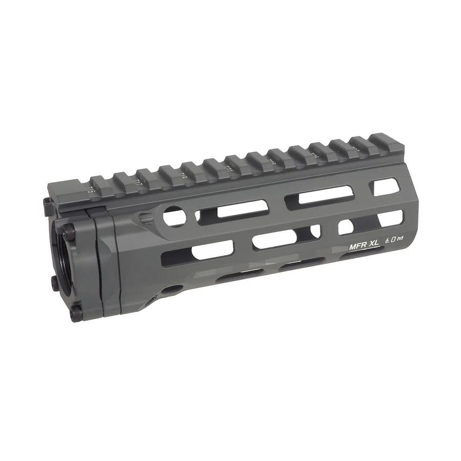 E&C] MFR XS 6インチ M-Lok ハンドガード AR/M4対応 軽量アルミ製 外装 