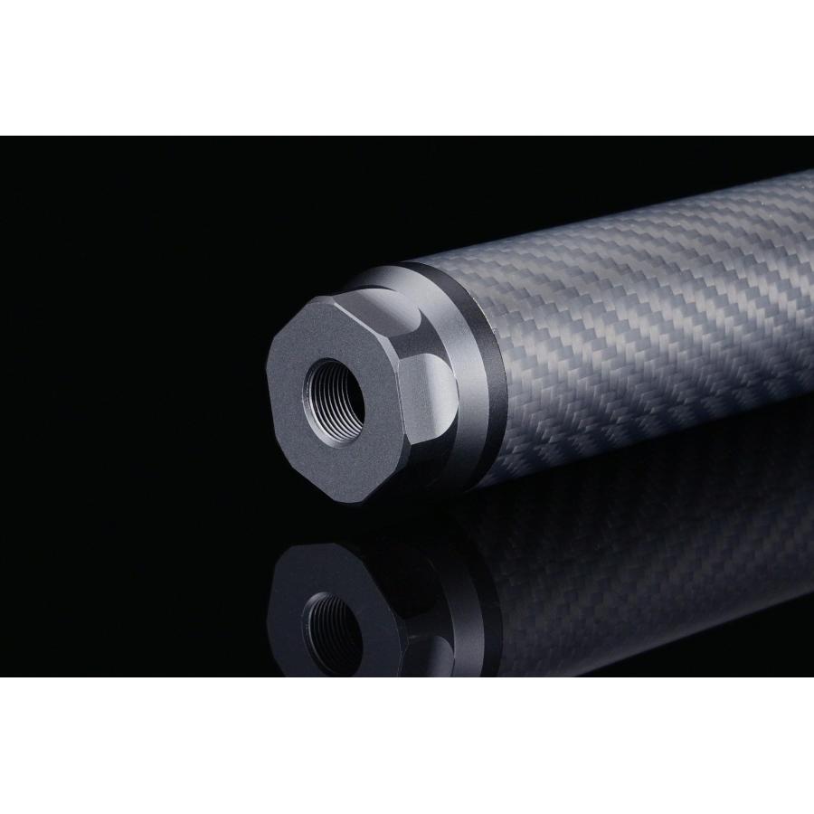 【SILVERBACK】カーボン ダミーサプレッサー 175mm ミディアムタイプ 14mm 逆ネジ（軽量＆高耐久！静音効果を強化カーボンサプレッサー）SBA-SIL-33の画像