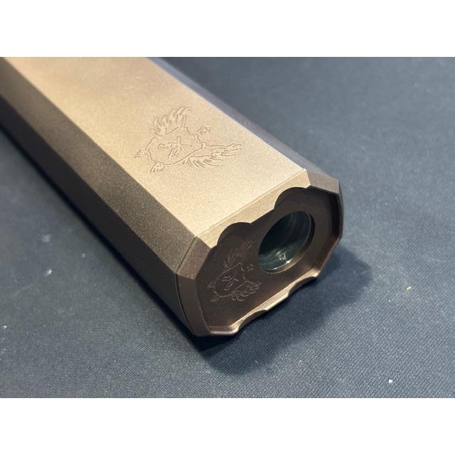 ZepoR] OSPREYタイプ サプレッサー 5.5インチ [14mm逆ネジ固定簡易