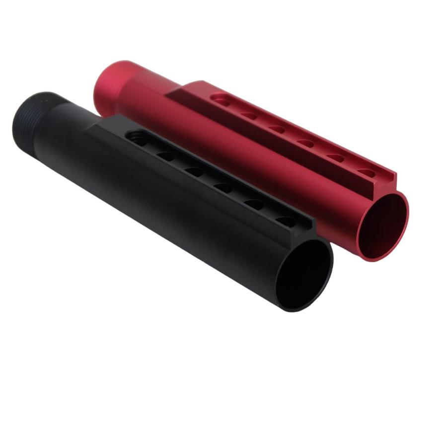 ZepoR】アルミCNC 6ポジションナンバー入りストックパイプ｜軽量高剛性