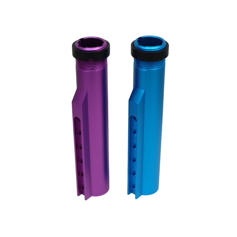 ZepoR】アルミCNC 6ポジションストックパイプ｜軽量高剛性×6段階