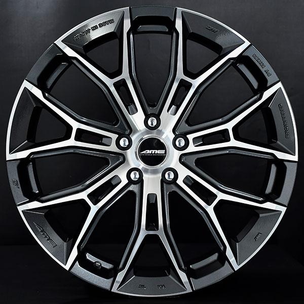 AME ガレルナフィヌラ 19インチ 5H114.3 7J+40 60プリウス 共豊 AME ガレルナ フィヌラ 19インチ 7.0J 40 5-114.3 ブルー