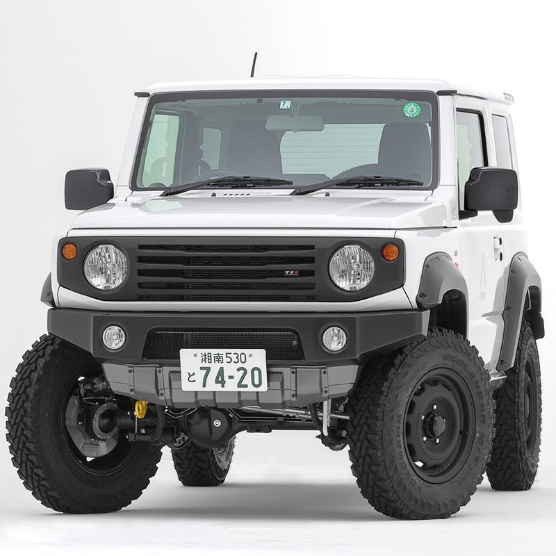 APIO アピオ ABSナローフェンダー ジムニーシエラ JB74〔3032-20〕| SUZUKI スズキ JIMNY ボルトオン装着 ナローオーバーフェンダー 未塗装品