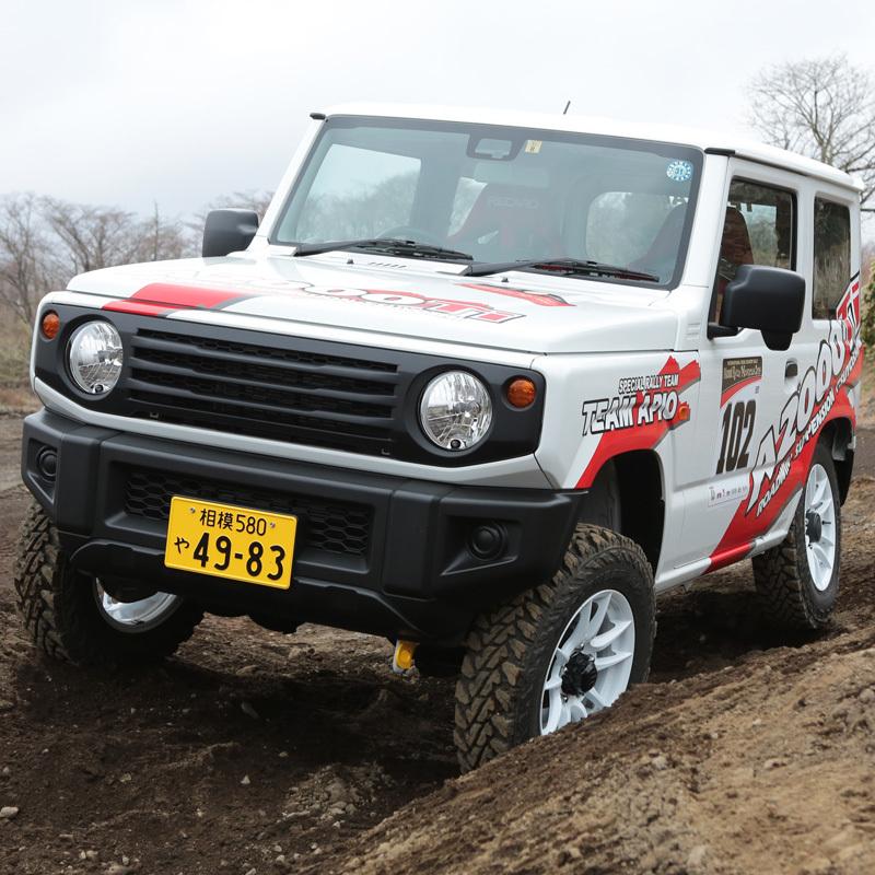 APIO アピオ ABSタクティカルフロントグリル ジムニー ジムニーシエラ〔3033-6〕 | SUZUKI スズキ JIMNY JB64 JB74 ABS樹脂 艶消し黒 塗装済み 車検対応｜mostprice｜05