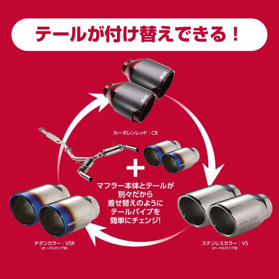 BLITZ ブリッツ マフラー NUR-SPEC CUSTOM EDITION カーボン BLITZ ブリッツ マフラー NUR-SPEC CUSTOM EDITION カーボン