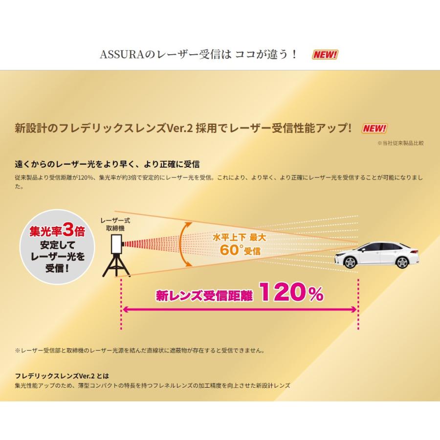 CELLSTAR（セルスター） ASSURA レーザー式オービス対応セーフティ