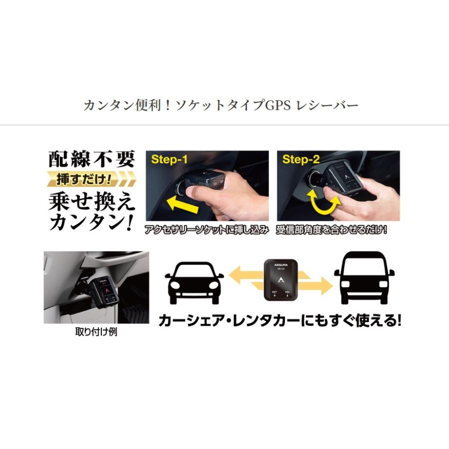 CELLSTAR（セルスター） ソケットタイプGPSレシーバー 12V車専用〔GR