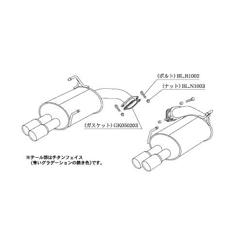 柿本改 マフラー Class KR （10年加速） インプレッサ WRX STI CBA-GVB